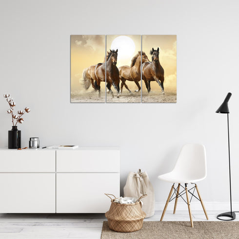 Wandbilder Wohnzimmer XXL Pferde Moderne Bilder Tiere